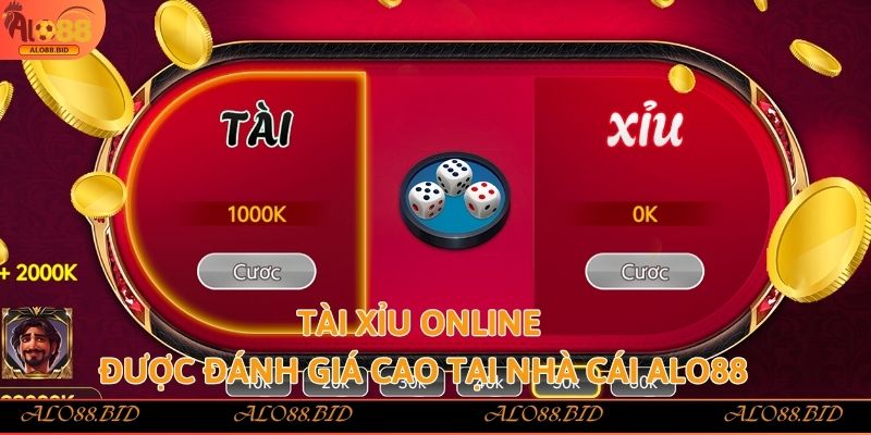 Tài xỉu online được đánh giá cao tại nhà cái Alo88